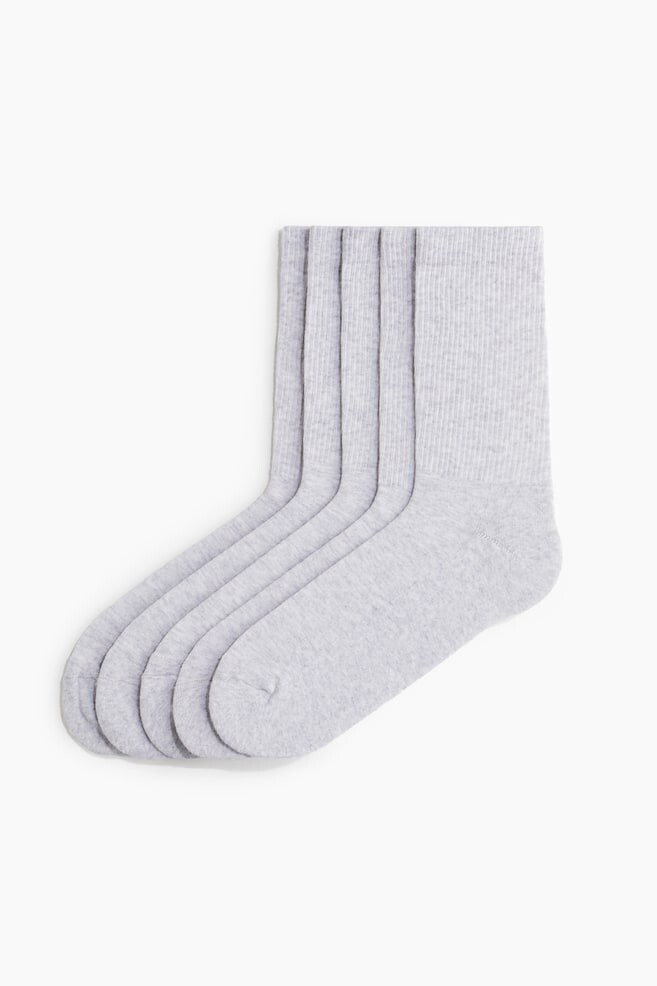 5 упаковок носков H&M, серый
5 упаковок носков H&M, серый