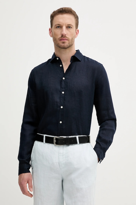 Льняная рубашка Sisley, темно-синий
Льняная рубашка Sisley, темно-синий