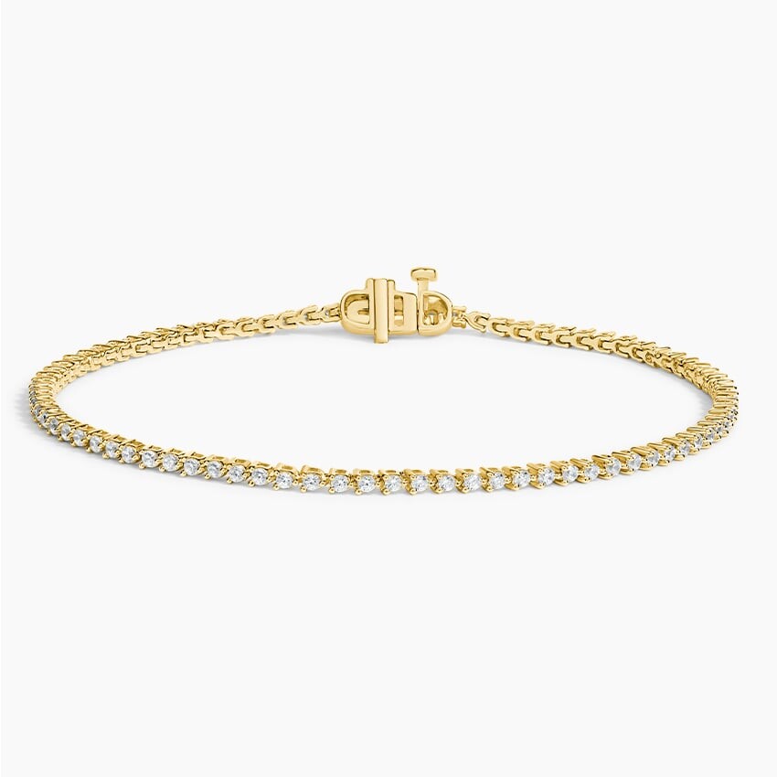 Теннисный браслет с тремя зубцами из лабораторного бриллианта (1 карат) Brilliant Earth 
Теннисный браслет с тремя зубцами из лабораторного бриллианта (1 карат) Brilliant Earth