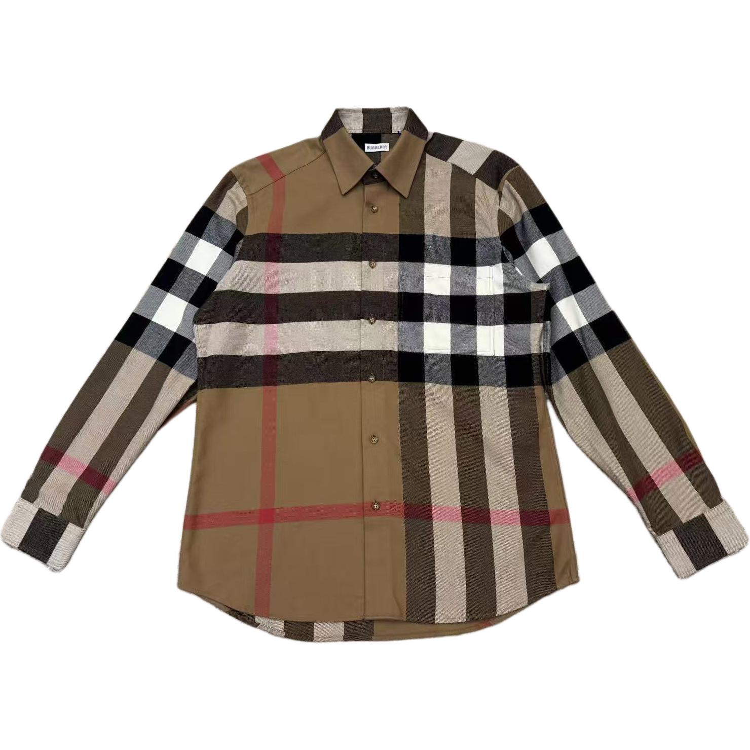 Burberry Рубашки мужские, коричневые с лацканами, средней толщины, другие
Burberry Рубашки мужские, коричневые с лацканами, средней толщины, другие