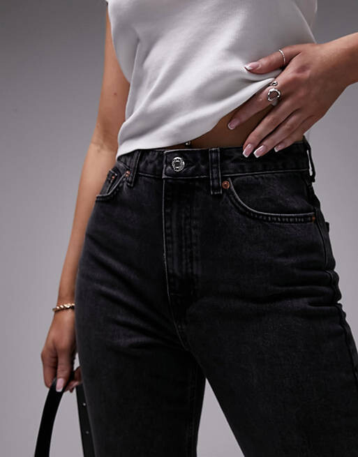 Черные джинсы Topshop Hourglass Mom
Черные джинсы Topshop Hourglass Mom