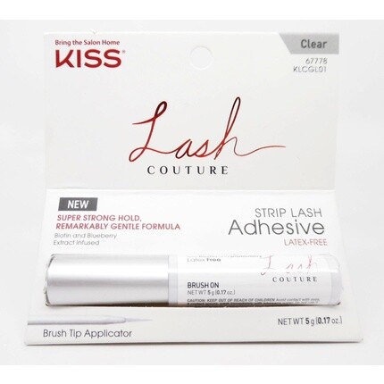 Клей для ресниц Lash Couture Strip для накладных ресниц, прозрачный 0,17 унций/5 г, Kiss
Клей для ресниц Lash Couture Strip для накладных ресниц, прозрачный 0,17 унций/5 г, Kiss