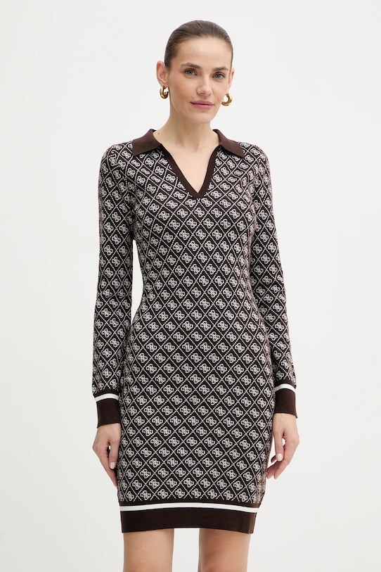 Платье AUBREY из смесовой шерсти Guess, коричневый
Платье AUBREY из смесовой шерсти Guess, коричневый