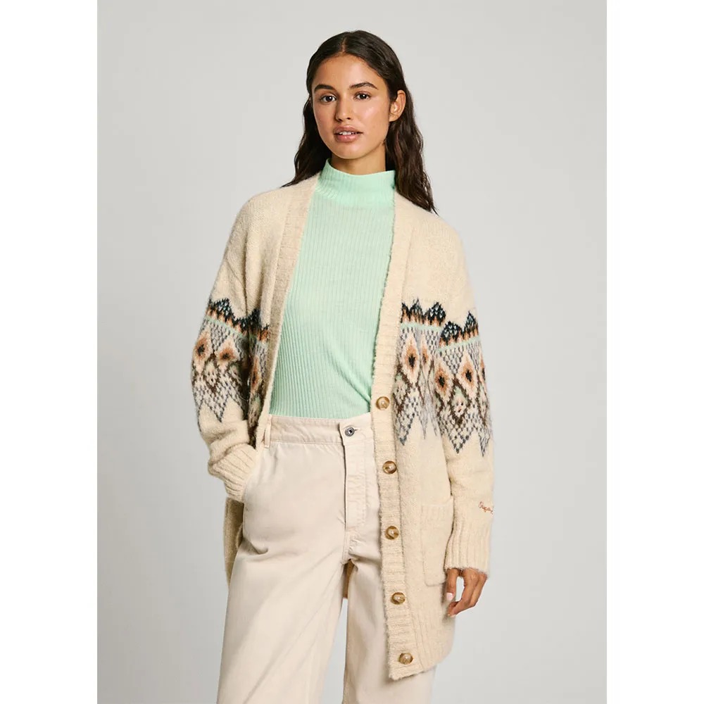 Кардиган Pepe Jeans Helia, бежевый
Кардиган Pepe Jeans Helia, бежевый