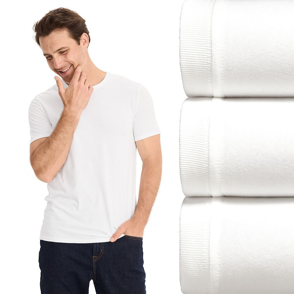 Мужская эластичная майка с круглым вырезом из трех комплектов хлопка "Жокей" Jockey, цвет Diamond White
Мужская эластичная майка с круглым вырезом из трех комплектов хлопка "Жокей" Jockey, цвет Diamond White