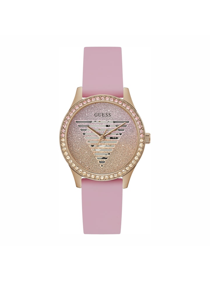 Guess Аналоговые женские часы розового цвета
Guess Аналоговые женские часы розового цвета
