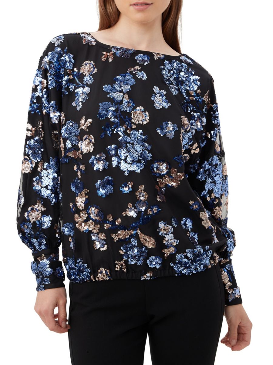 Топ Sprite с пайетками Trina Turk, синий мульти
Топ Sprite с пайетками Trina Turk, синий мульти