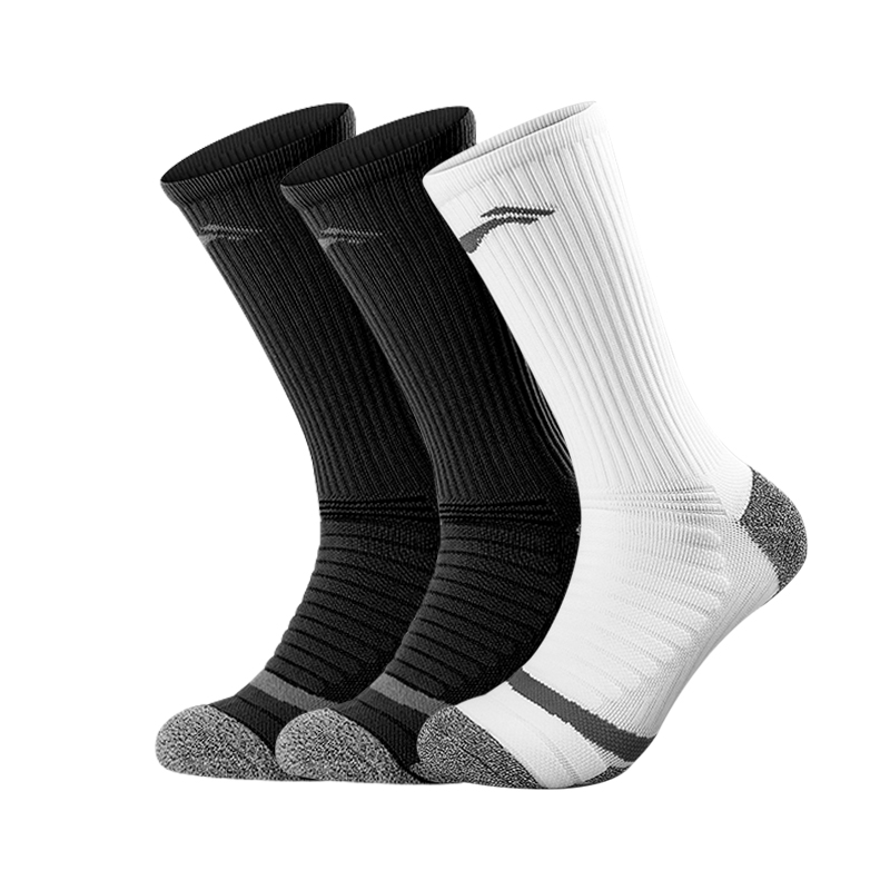Унисекс баскетбольный носок LINING, 3 Pack (белый 1+черный 2)
Унисекс баскетбольный носок LINING, 3 Pack (белый 1+черный 2)