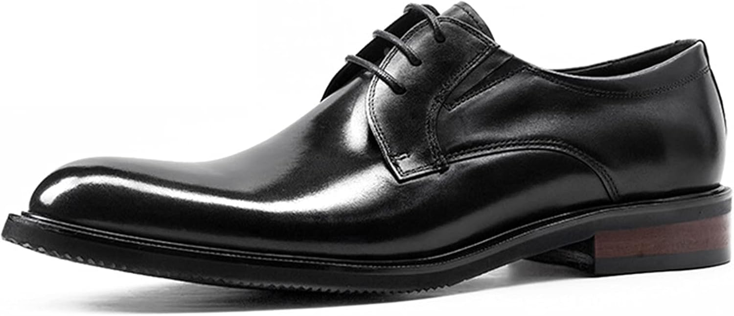 Мужские кожаные свадебные туфли WKNBEU Oxford для мужчин, шнуровка, удобные, формальные, деловые дерби, черные - US8.5-9/UK7.5-8/EU41
Мужские кожаные свадебные туфли WKNBEU Oxford для мужчин, шнуровка, удобные, формальные, деловые дерби, черные - US8.5-9/UK7.5-8/EU41