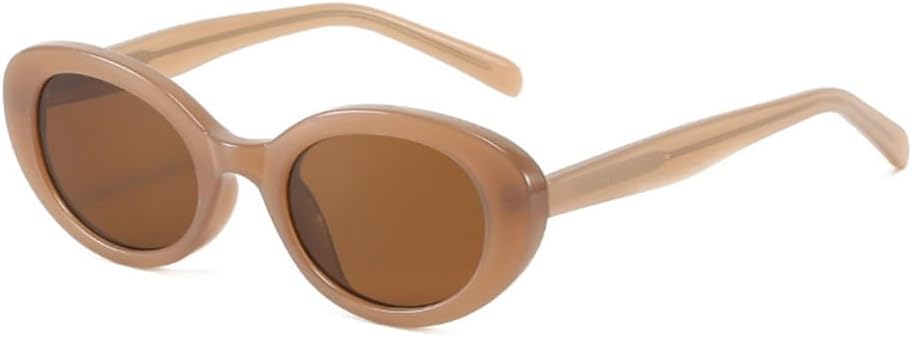 Ретро маленькие овальные солнцезащитные очки для женщин "кошачий глаз", солнцезащитные очки с защитой от УФ-излучения UV400, дужки из нержавеющей стали MTZJH, Jelly Tea Tea
Ретро маленькие овальные солнцезащитные очки для женщин "кошачий глаз", солнцезащитные очки с защитой от УФ-излучения UV400, дужки из нержавеющей стали MTZJH, Jelly Tea Tea