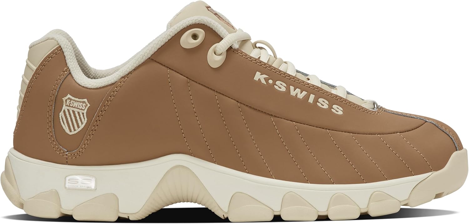 Мужские кроссовки K-Swiss ST329 CMF, широкие теннисные кроссовки для мужчин, прогулочная обувь с кожаным верхом, Indian Tan/Snow White/Creme Brulee
Мужские кроссовки K-Swiss ST329 CMF, широкие теннисные кроссовки для мужчин, прогулочная обувь с кожаным верхом, Indian Tan/Snow White/Creme Brulee