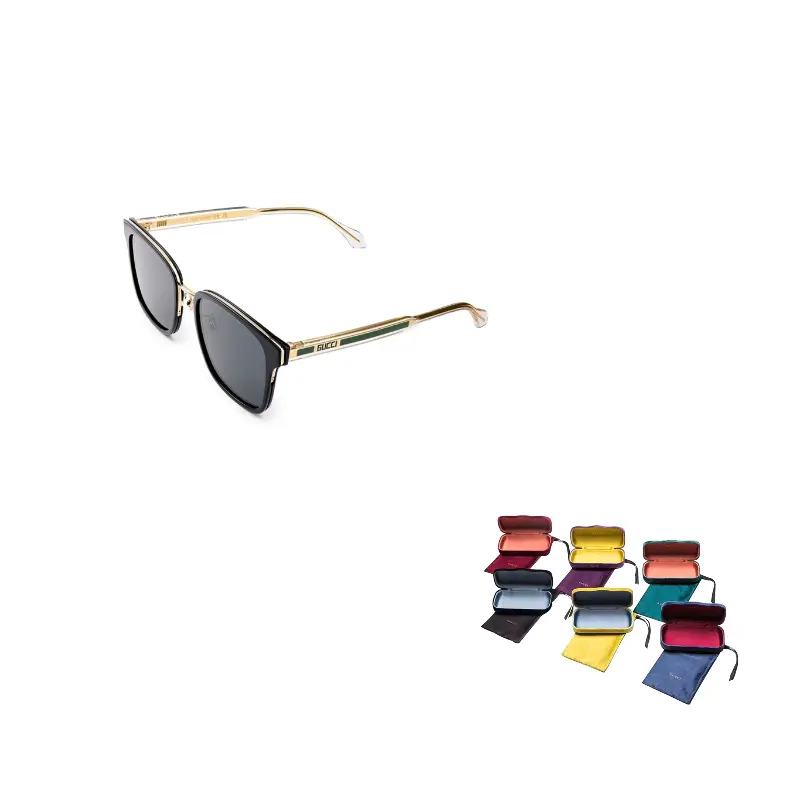 GUCCI Унисекс солнцезащитные очки с золотистой оправой и кристаллами, Black
GUCCI Унисекс солнцезащитные очки с золотистой оправой и кристаллами, Black