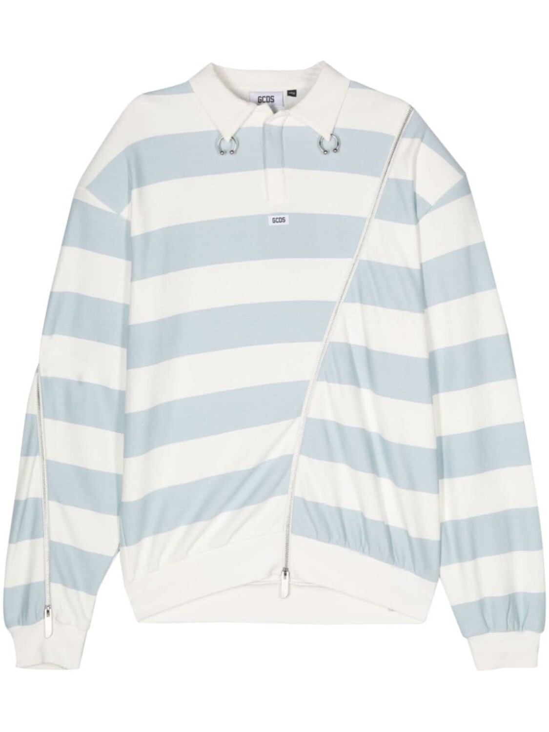 GCDS полосатая рубашка поло из джерси, синий
GCDS полосатая рубашка поло из джерси, синий