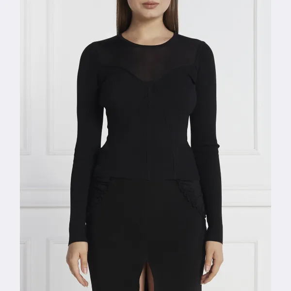 Узкая блузка Pinko, черный 
Узкая блузка Pinko, черный