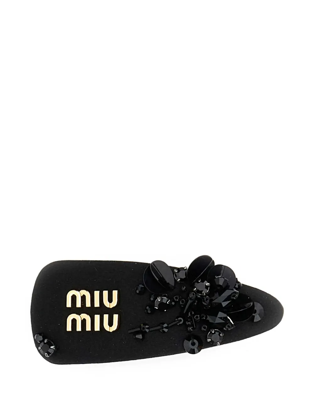 Заколка для волос с логотипом Miu Miu, черный
Заколка для волос с логотипом Miu Miu, черный