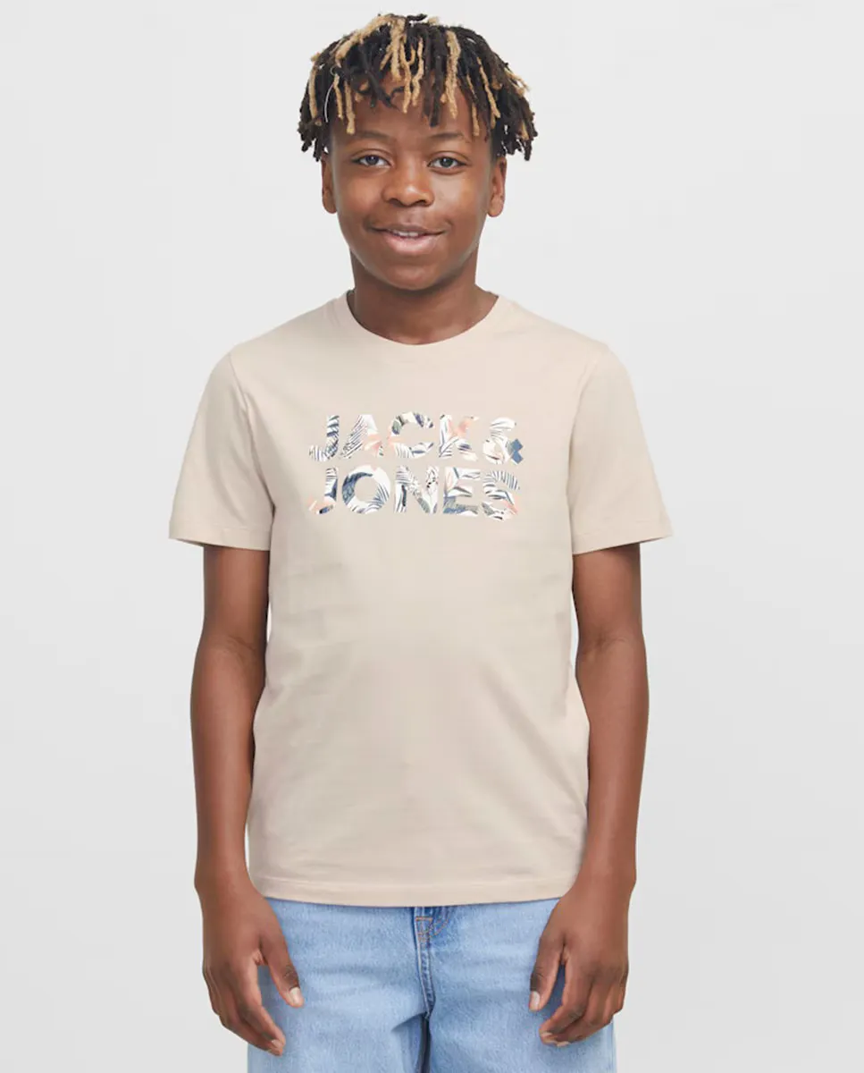 Футболка для мальчиков с короткими рукавами и логотипом спереди Jack & Jones, бежевый
Футболка для мальчиков с короткими рукавами и логотипом спереди Jack & Jones, бежевый