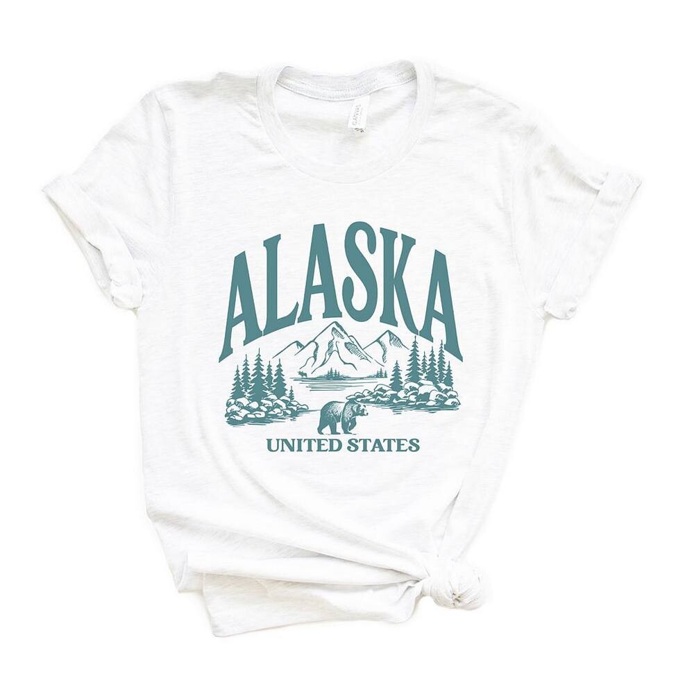 Футболка с короткими рукавами и рисунком «Лесная сцена Аляски» Simply Sage Market, белый
Футболка с короткими рукавами и рисунком «Лесная сцена Аляски» Simply Sage Market, белый