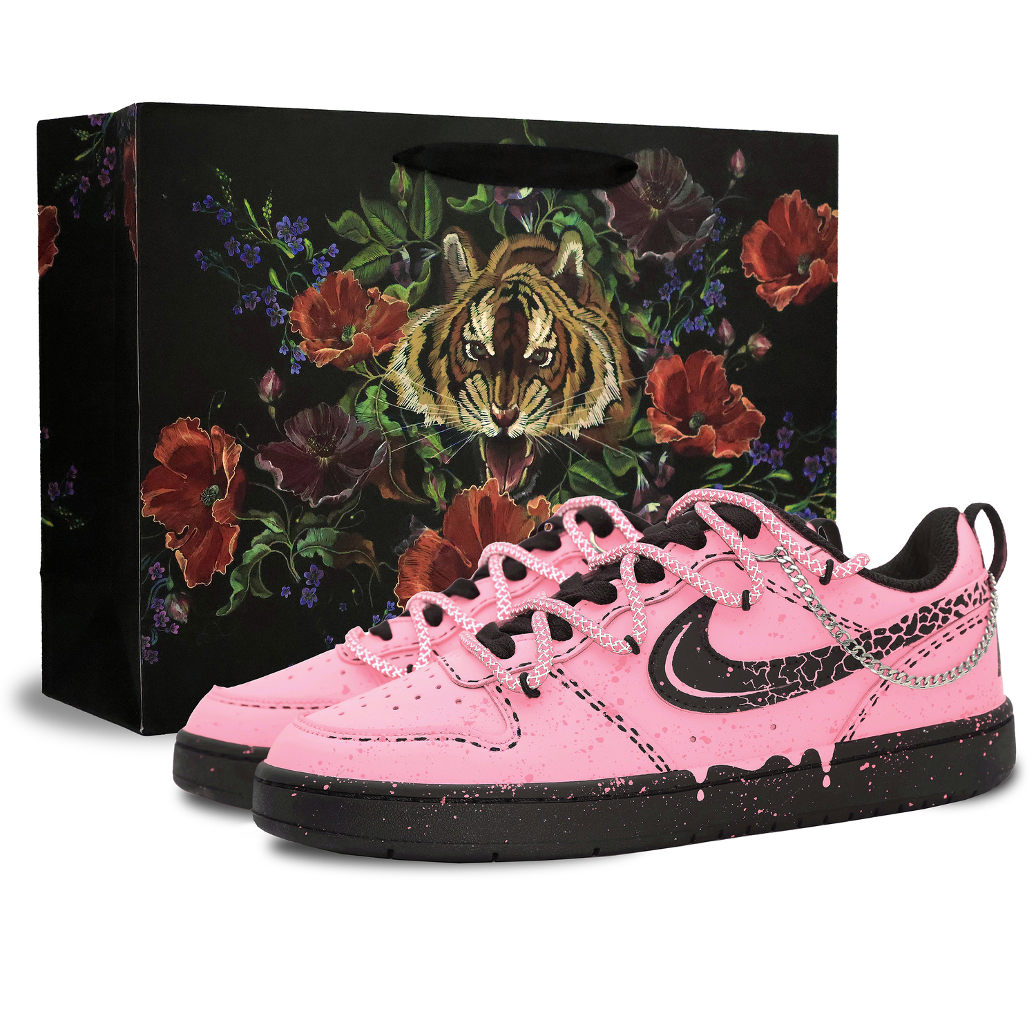 Nike Court Borough Dark Night Cherry Blossom S Slip Resistant Low top Skateboard Shoes Dark Night Pink Kids'
Nike Court Borough Dark Night Cherry Blossom S Slip Resistant Low top Skateboard Shoes Dark Night Pink Kids'
