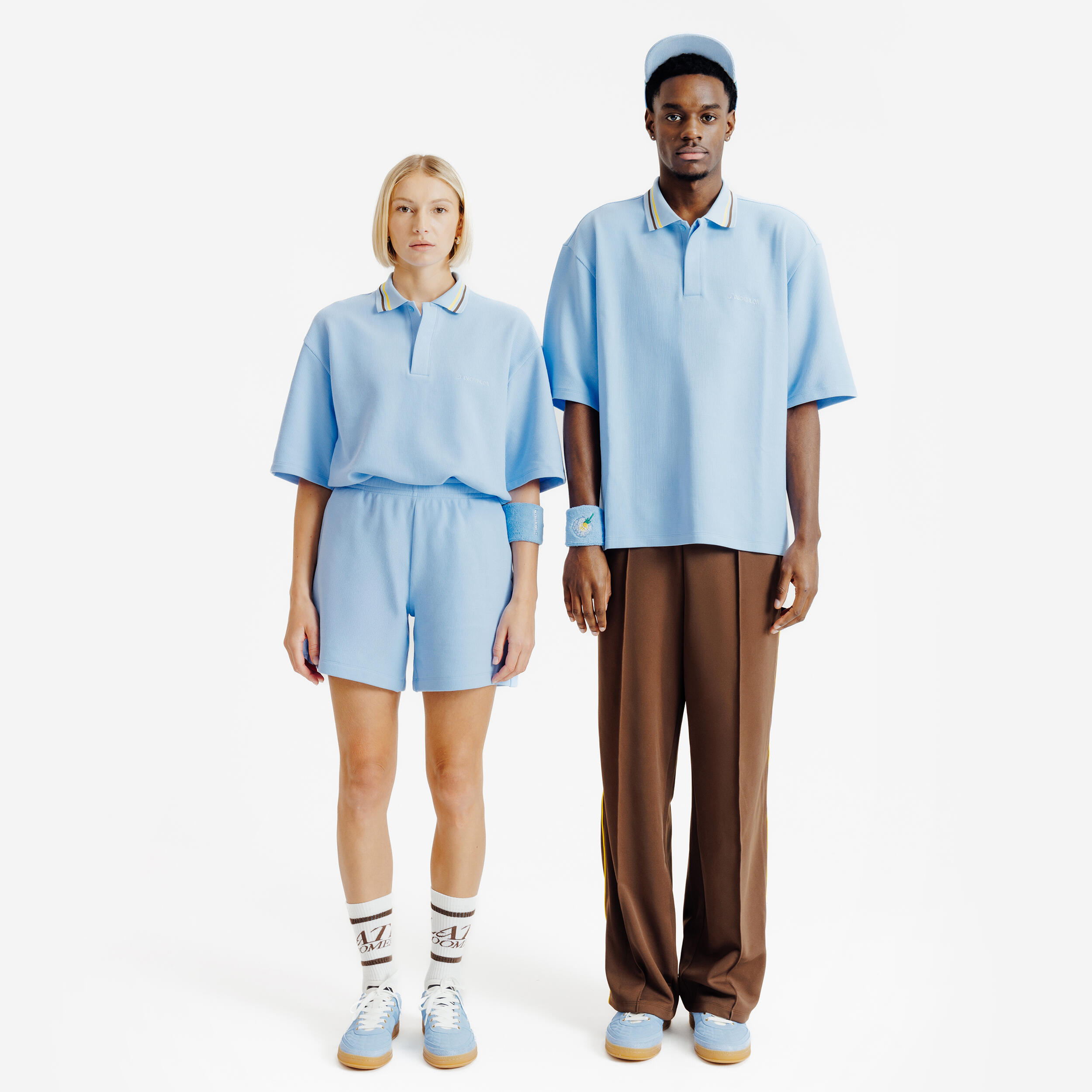 Мужская поло Late Bloomers Decathlon синяя
Мужская поло Late Bloomers Decathlon синяя