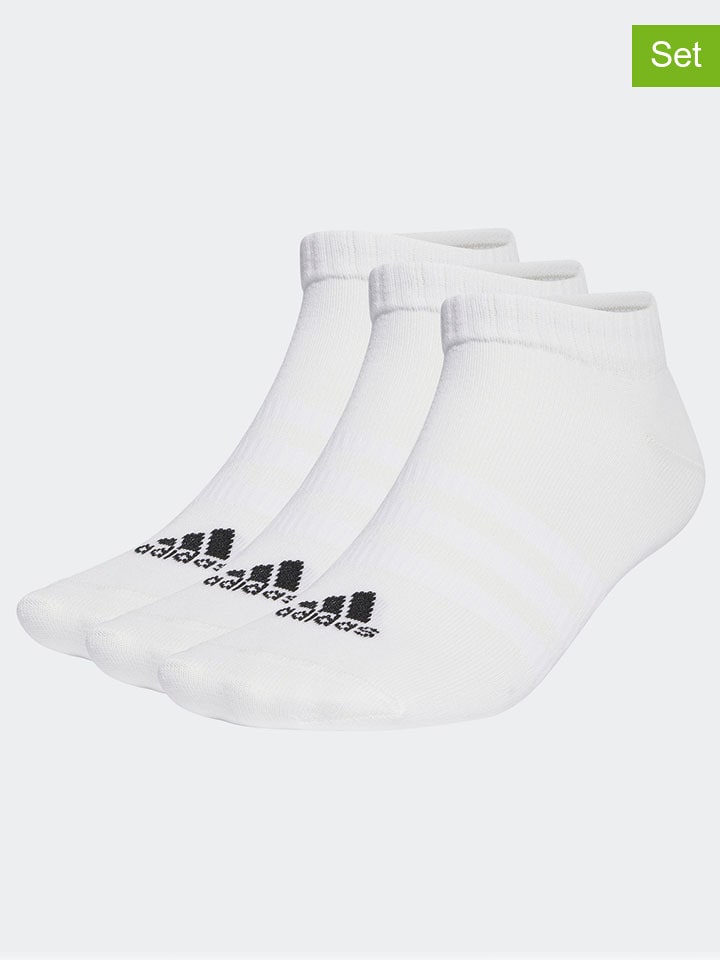 Adidas Комплект из 3 пар: функциональные носки белого цвета
Adidas Комплект из 3 пар: функциональные носки белого цвета