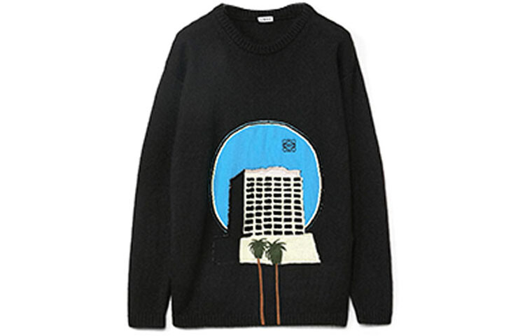 Свитер мужской черный Loewe, черный
Свитер мужской черный Loewe, черный