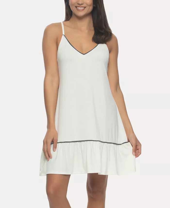 Женская рубашка Allie Ruffle с V-образным вырезом Felina, белый
Женская рубашка Allie Ruffle с V-образным вырезом Felina, белый