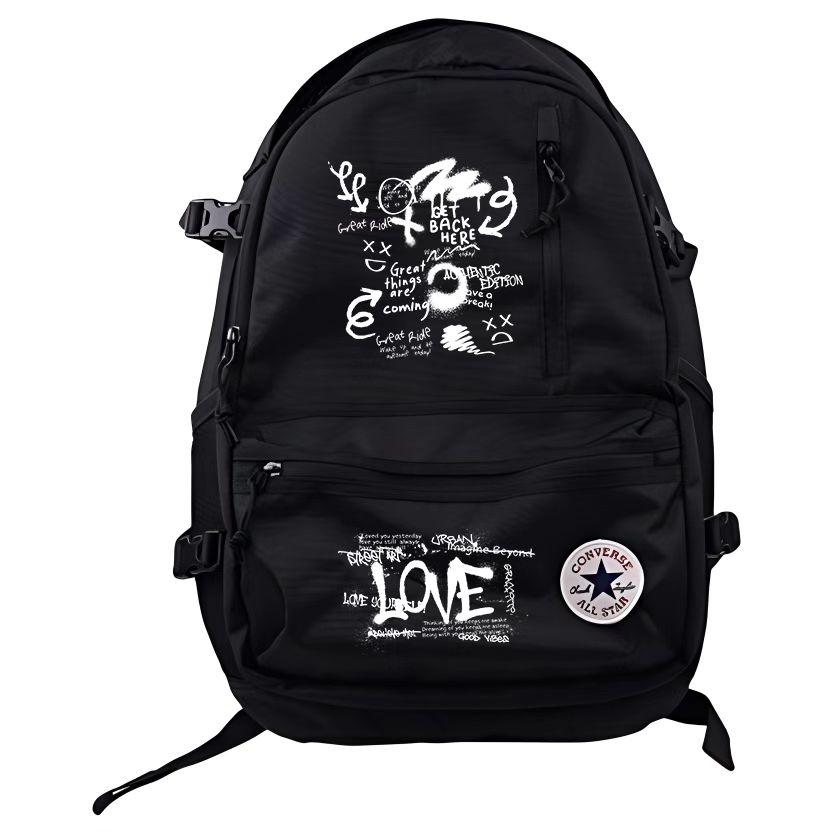 Converse Полиэстеровый рюкзак унисекс черный, Graffiti
Converse Полиэстеровый рюкзак унисекс черный, Graffiti