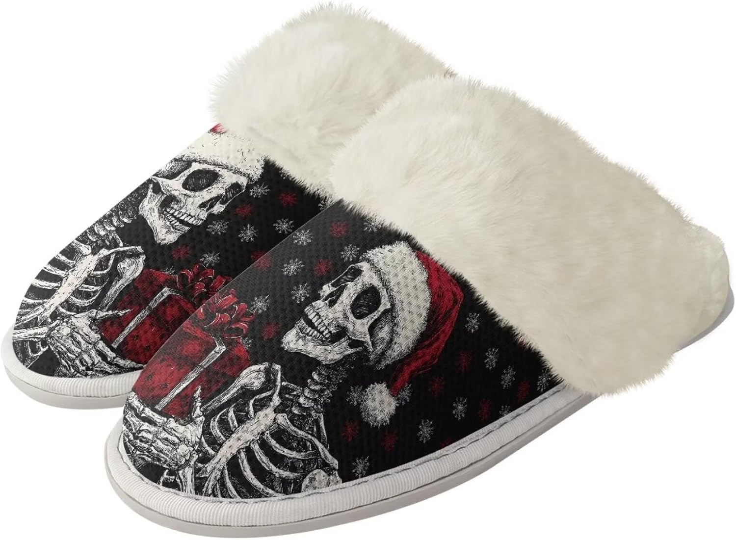 Тапочки Srengjodk для женщин и мужчин, фланелевые хлопковые домашние тапочки, тапочки на скользящей подошве для дома, рождественские тапочки для семьи, Christmas Skull Print
Тапочки Srengjodk для женщин и мужчин, фланелевые хлопковые домашние тапочки, тапочки на скользящей подошве для дома, рождественские тапочки для семьи, Christmas Skull Print