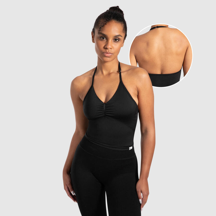 SMILODOX Женский укороченный топ Malena Black
SMILODOX Женский укороченный топ Malena Black