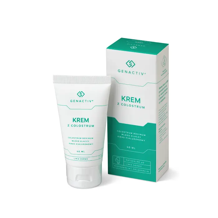 Krem Z Colostrum Genactiv (Colostrigen R) крем для лица, 40 ml
Krem Z Colostrum Genactiv (Colostrigen R) крем для лица, 40 ml