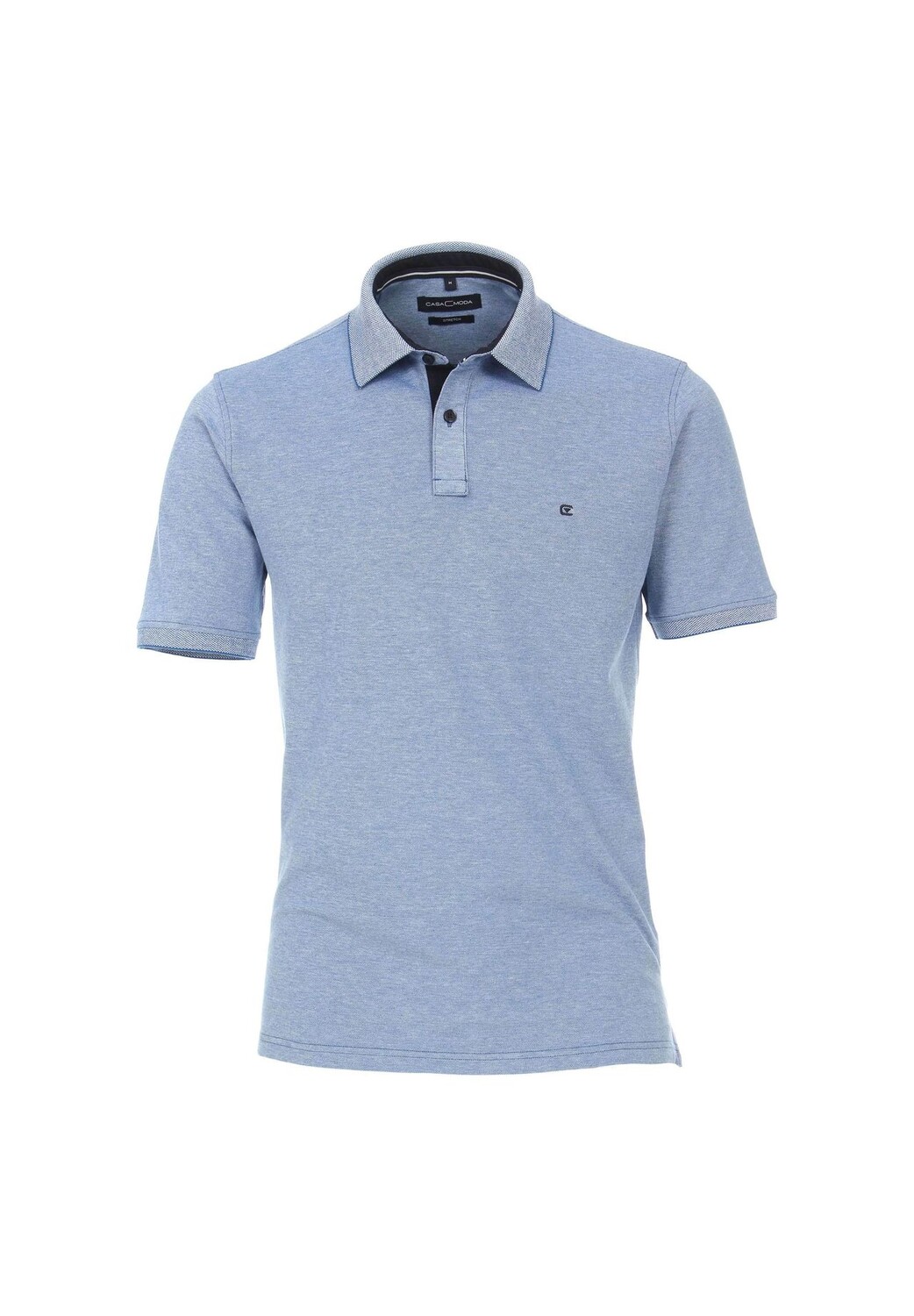 Мужская однотонная рубашка-поло CASAMODA, цвет Mittelblau
Мужская однотонная рубашка-поло CASAMODA, цвет Mittelblau
