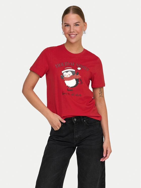 Футболка стандартного кроя Only, красный
Футболка стандартного кроя Only, красный