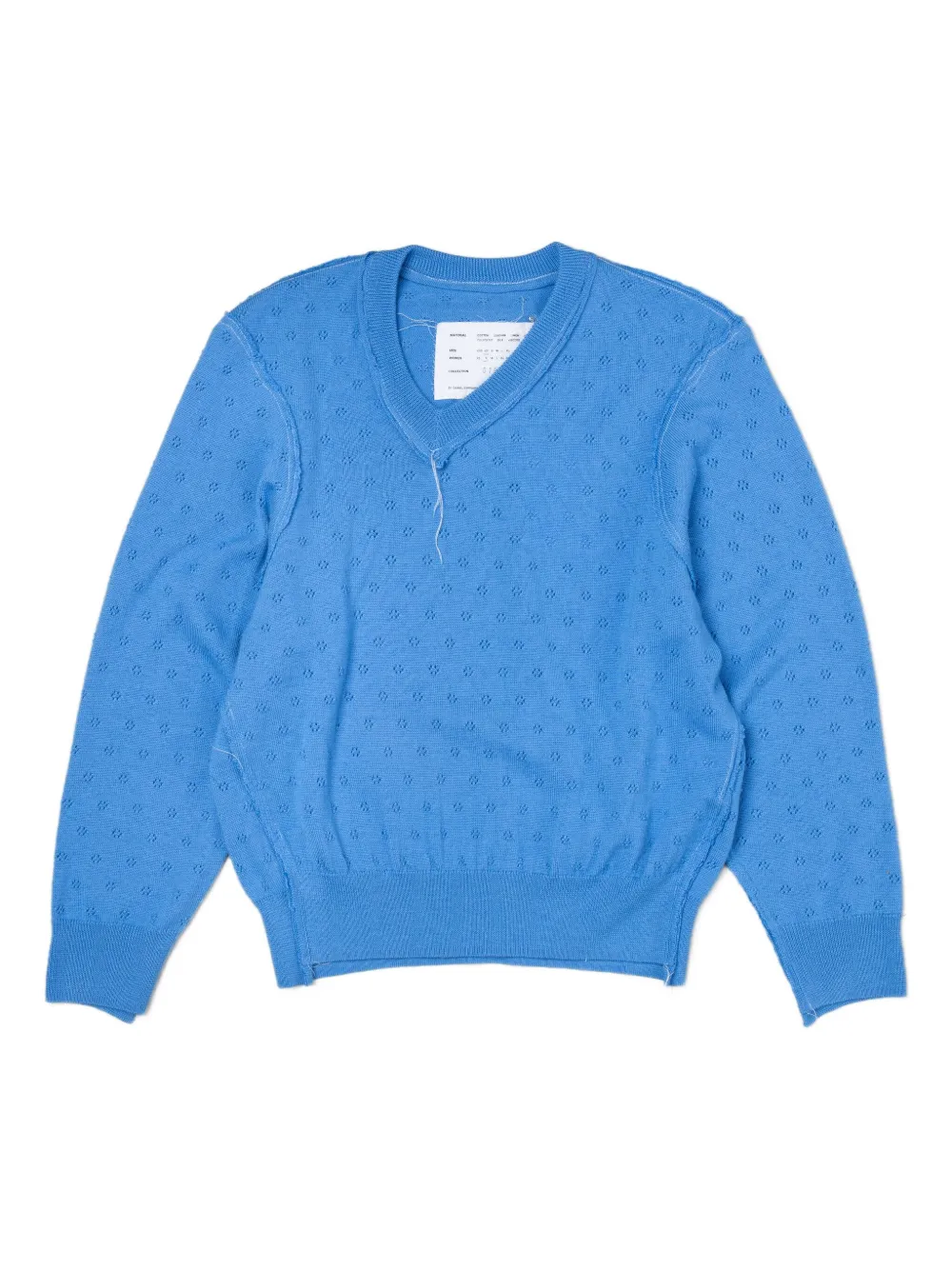 Свитер Frankenstein с V-образным вырезом Camiel Fortgens, синий
Свитер Frankenstein с V-образным вырезом Camiel Fortgens, синий