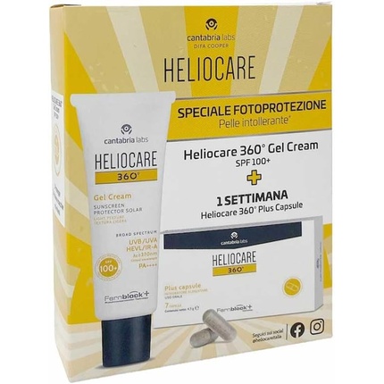 Heliocare 360 Гель-крем 100+ 50 мл Difa Cooper
Heliocare 360 Гель-крем 100+ 50 мл Difa Cooper