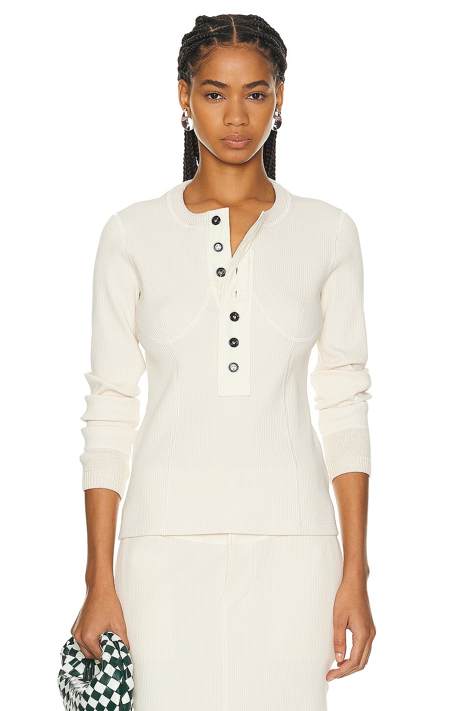 Топ с длинными рукавами Bottega Veneta, цвет Sea Salt
Топ с длинными рукавами Bottega Veneta, цвет Sea Salt