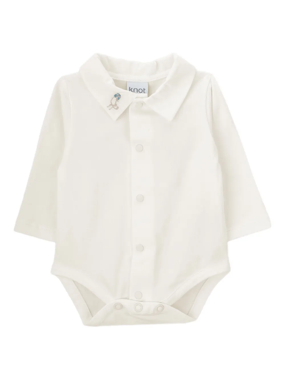 Боди mr. bird с вышивкой Knot, белый
Боди mr. bird с вышивкой Knot, белый