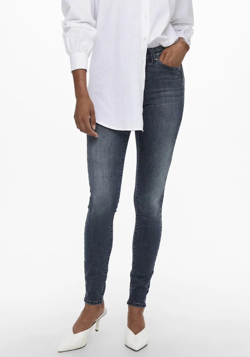 Only джинсы скинни "ONLWAUW LIFE MID SK DNM", черный
Only джинсы скинни "ONLWAUW LIFE MID SK DNM", черный