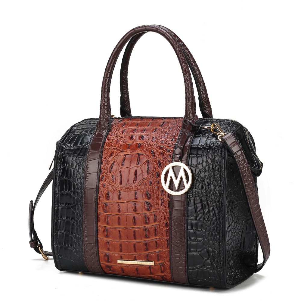 Ember женская большая сумка-портфель из искусственной кожи с тиснением под крокодила MKF, Cognac
Ember женская большая сумка-портфель из искусственной кожи с тиснением под крокодила MKF, Cognac