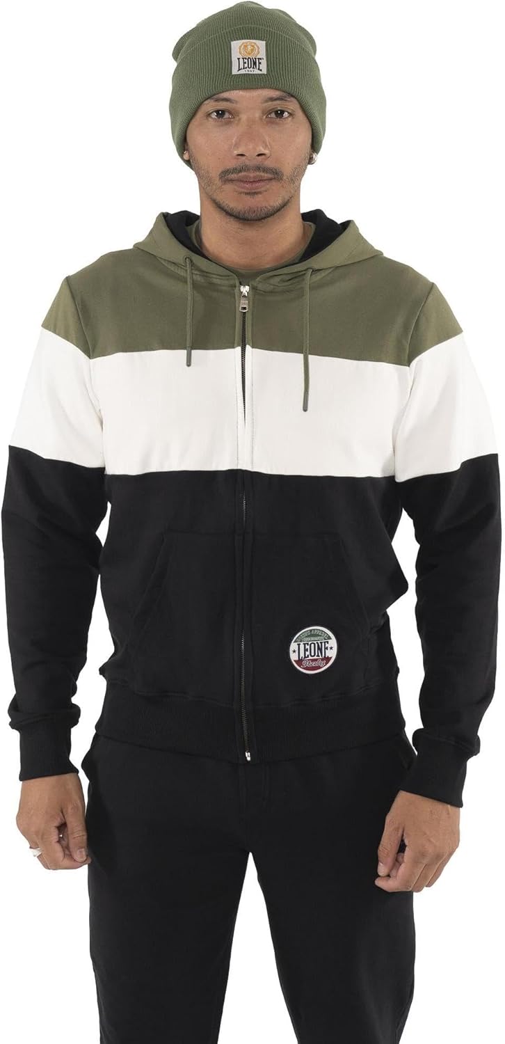 Мужская толстовка на молнии Leone 1947 Apparel Variety, зеленый
Мужская толстовка на молнии Leone 1947 Apparel Variety, зеленый