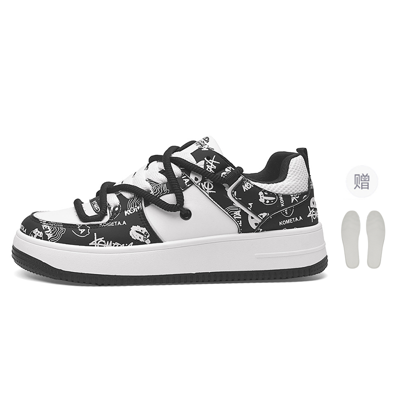 Низкие кеды для скейтбординга унисекс KOMETA.A, panda черный (fleece-lined insole included)
Низкие кеды для скейтбординга унисекс KOMETA.A, panda черный (fleece-lined insole included)