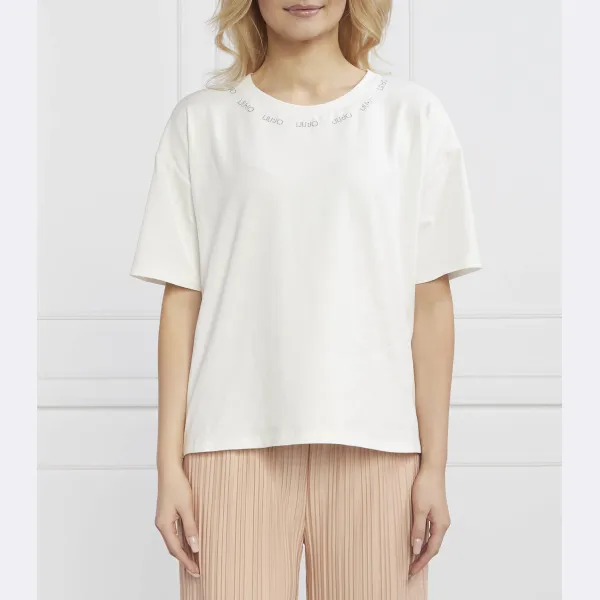 Футболка свободного кроя Liu Jo, бежевый
Футболка свободного кроя Liu Jo, бежевый