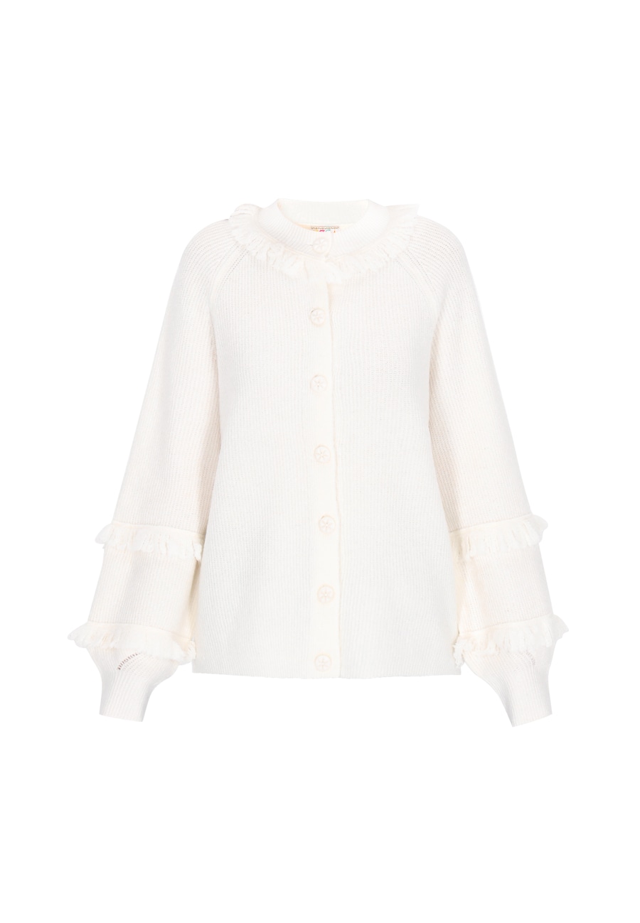 Вязаный кардиган IZIA, от белого
Вязаный кардиган IZIA, от белого