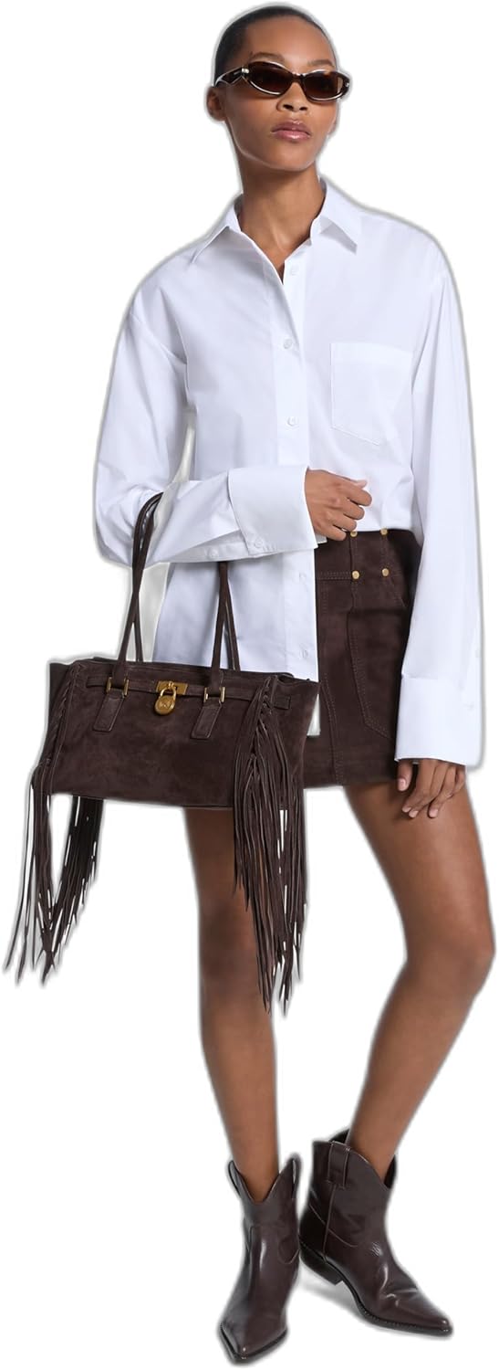 Michael Kors Женская Хлопковая Рубашка с Длинным Рукавом, White
Michael Kors Женская Хлопковая Рубашка с Длинным Рукавом, White