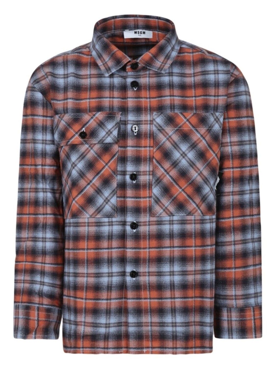 MSGM Kids рубашка с клетчатым принтом, коричневый
MSGM Kids рубашка с клетчатым принтом, коричневый