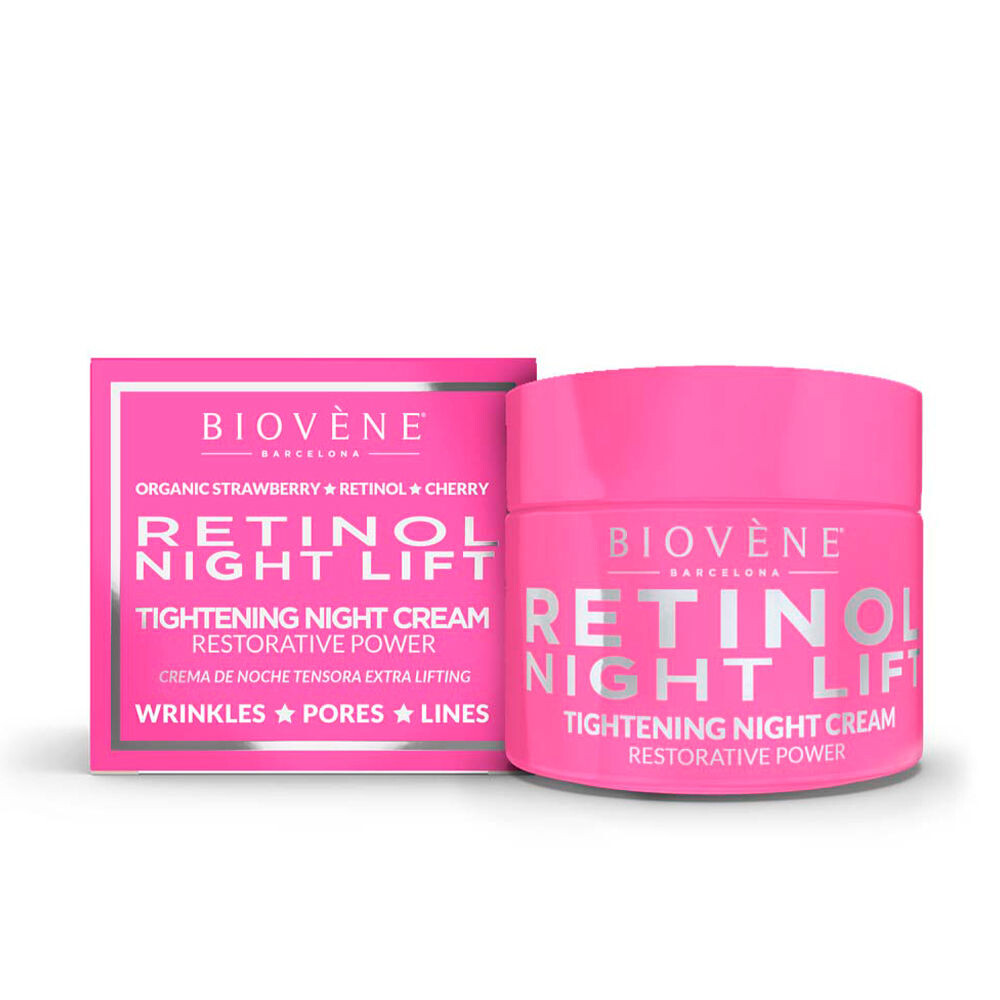Увлажняющий крем для ухода за лицом Retinol night lift tightening night cream restorative power Biovene, 50 мл
Увлажняющий крем для ухода за лицом Retinol night lift tightening night cream restorative power Biovene, 50 мл