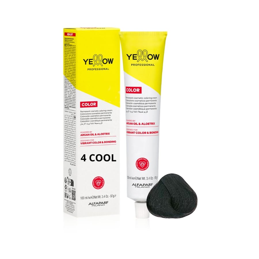 ALFAPARF YELLOW Краска для волос 4 COOL - Холодный средне-натуральный коричневый - 100 мл - НОВИНКА
ALFAPARF YELLOW Краска для волос 4 COOL - Холодный средне-натуральный коричневый - 100 мл - НОВИНКА