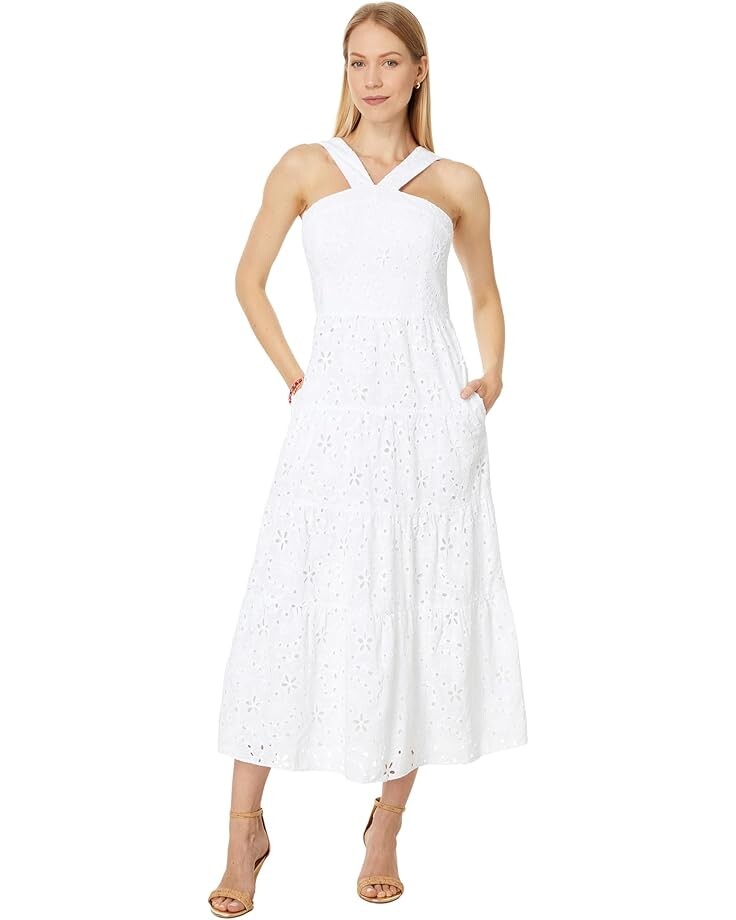 Платье Lilly Pulitzer Jenette Eyelet Halter Mid, цвет Resort White Sealife Eyelet
Платье Lilly Pulitzer Jenette Eyelet Halter Mid, цвет Resort White Sealife Eyelet