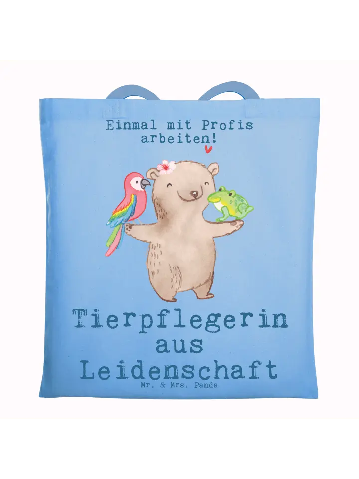 Сумка для переноски Mr & Mrs Panda Tierpflegerin Leidenschaft, небесно-синий
Сумка для переноски Mr & Mrs Panda Tierpflegerin Leidenschaft, небесно-синий