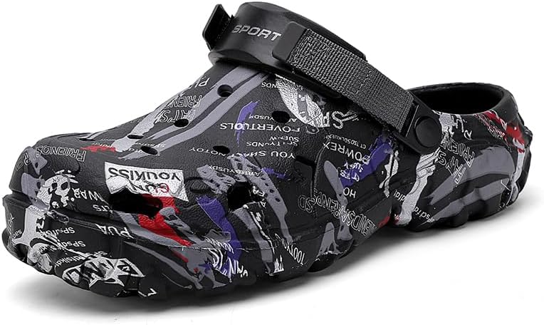 Мужские сабо для сада, взрослые мюли, спортивные сандалии, летние водные и пляжные туфли, повседневные тапочки, легкие, дышащие, с нескользящей подошвой Miluoluo, черный
Мужские сабо для сада, взрослые мюли, спортивные сандалии, летние водные и пляжные туфли, повседневные тапочки, легкие, дышащие, с нескользящей подошвой Miluoluo, черный