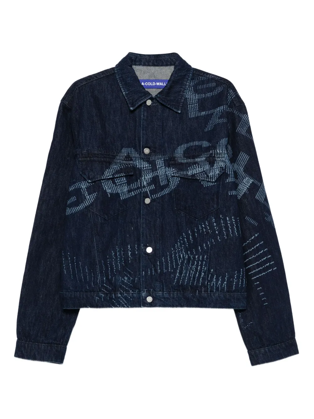Джинсовая куртка Annex с графичным принтом A-COLD-WALL*, синий
Джинсовая куртка Annex с графичным принтом A-COLD-WALL*, синий